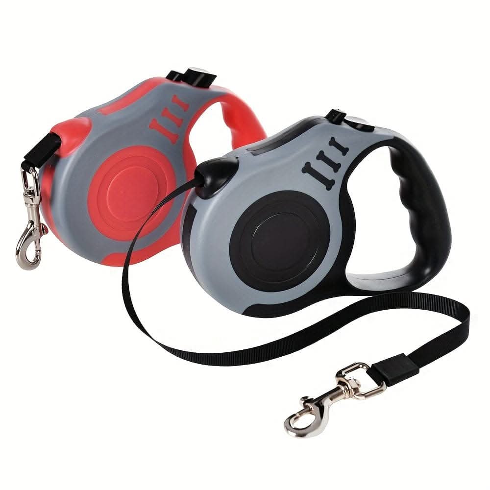 Heavy-Duty Retractable Dog Leash with Handle