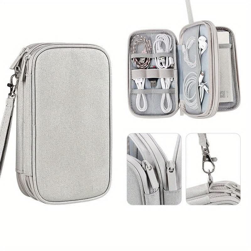 Compact Gadget Organizer Bag for Travel