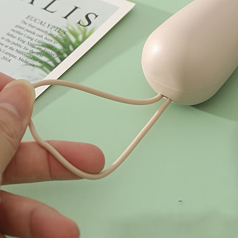 Mini USB Rechargeable Personal Cooling Fan – Wearable & Portable with Cord