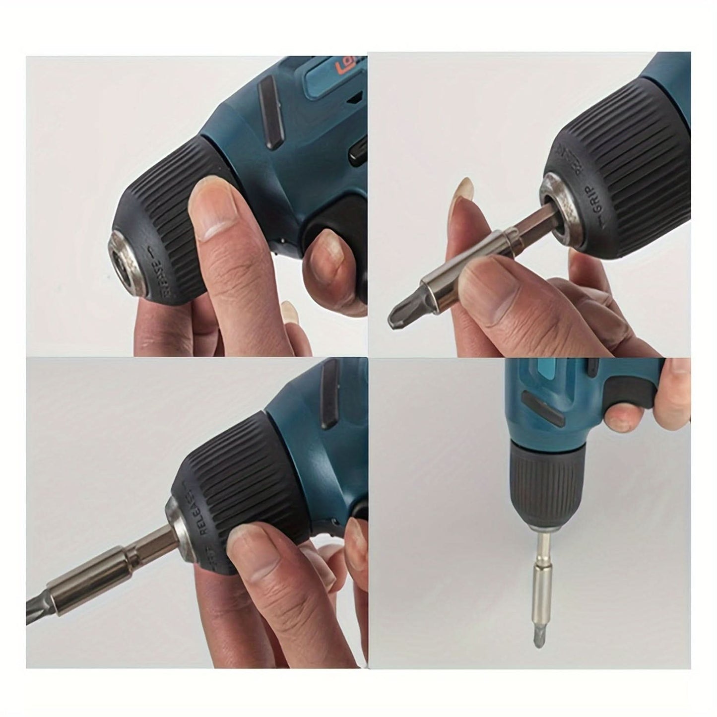 8V Li-Ion Cordless Drill Kit with LED