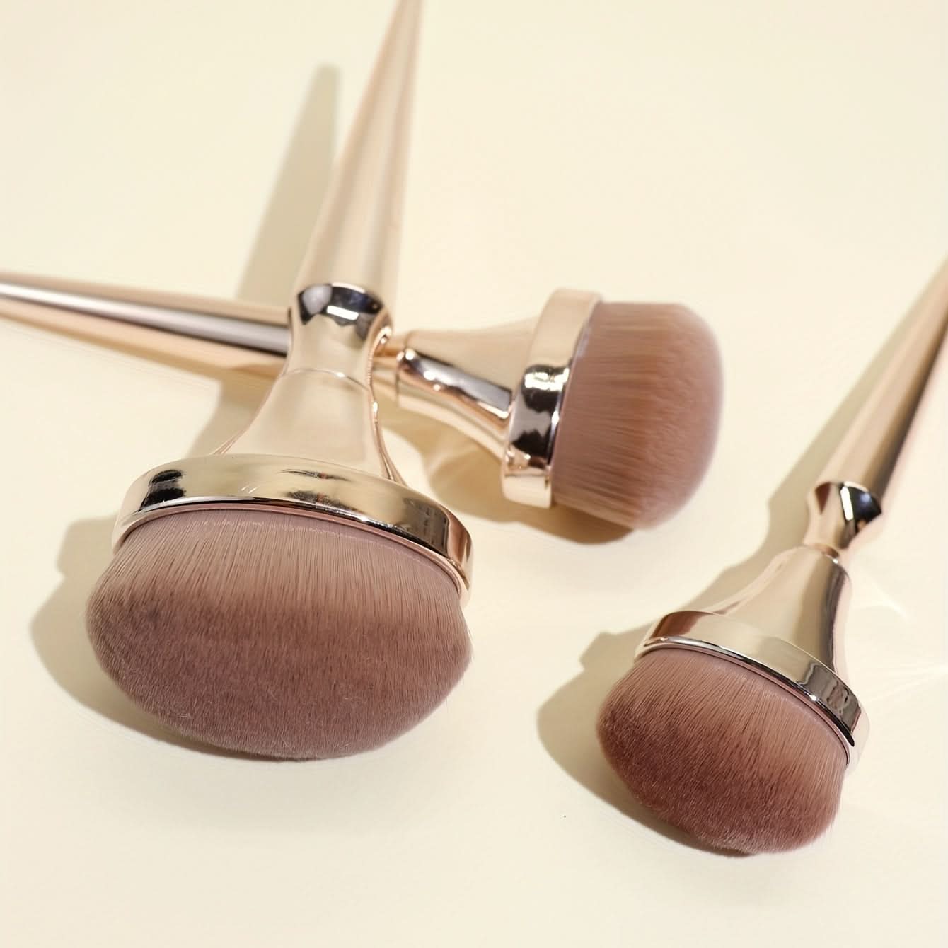 9-Piece Rose Gold Makeup Brush Set
