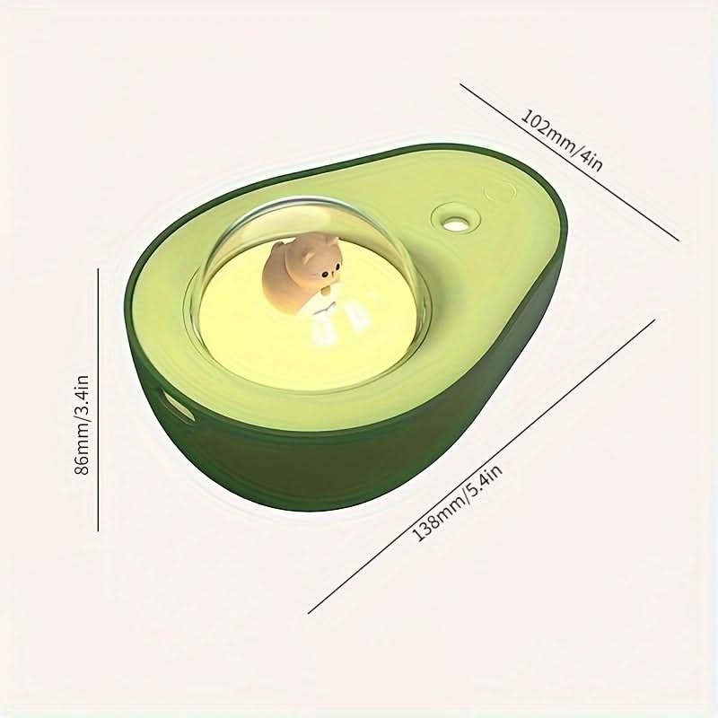 Avocado-Shaped USB Humidifier & Air Purifier – Portable Aromatherapy for Home