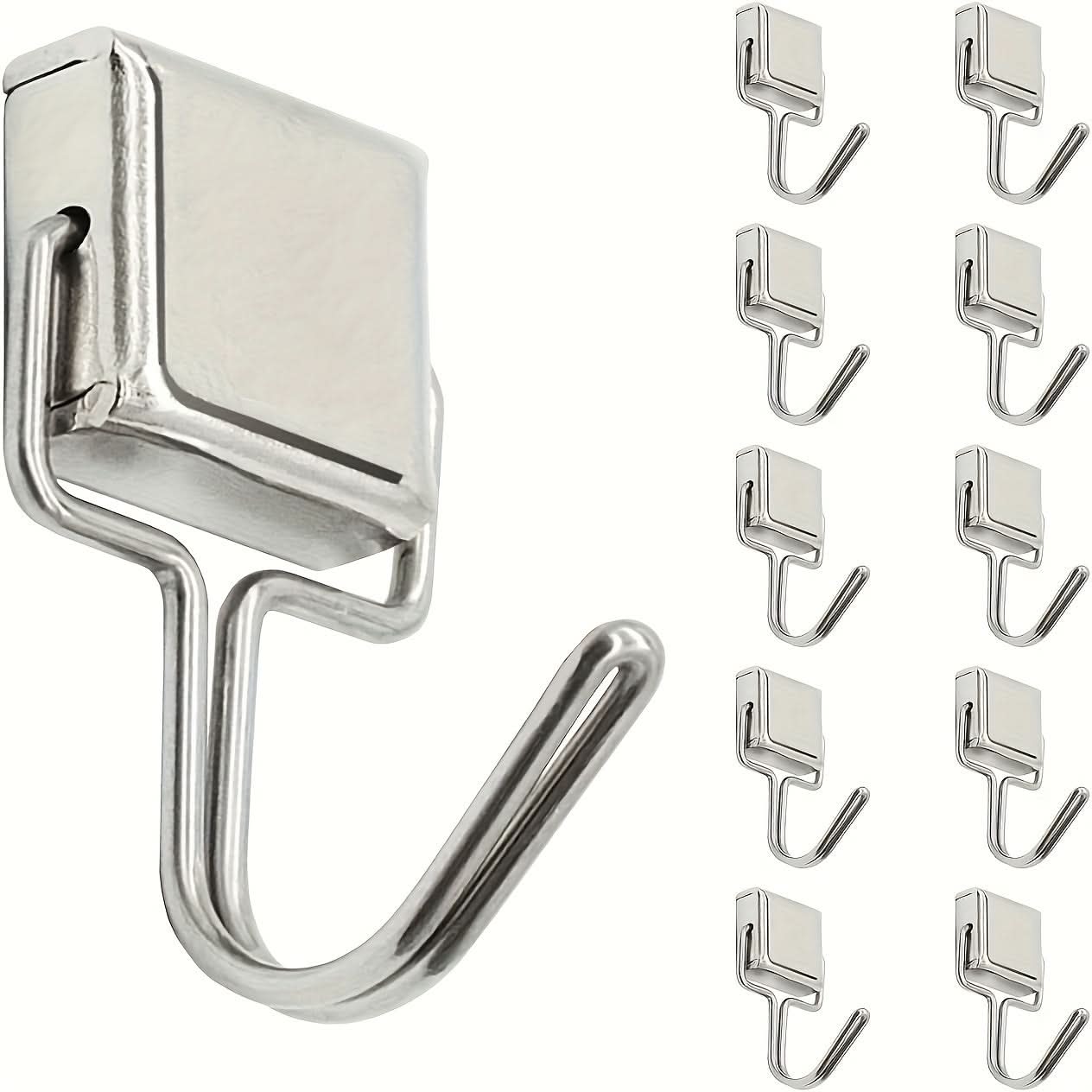 Heavy-Duty 14lbs Magnetic Hook-Rust-Resistant Wall Mount