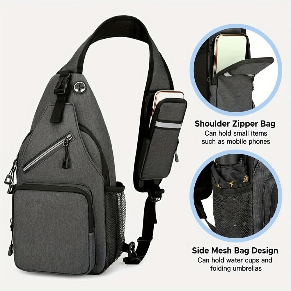 Waterproof Crossbody Bag for Hiking and Travel