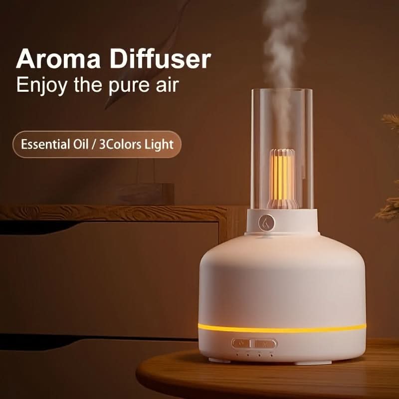 Tooluck USB Aromatherapy Humidifier – 7-Color LED, Quiet, Auto Shut-Off