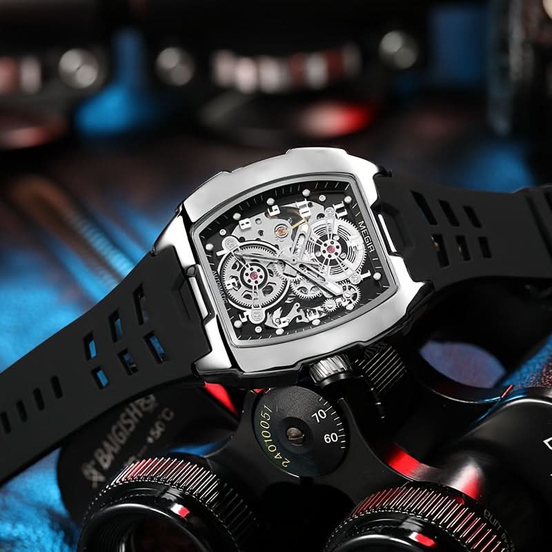 Luxury Automatic Mechanical Watch for Men - Large Dial, Hip Hop Style