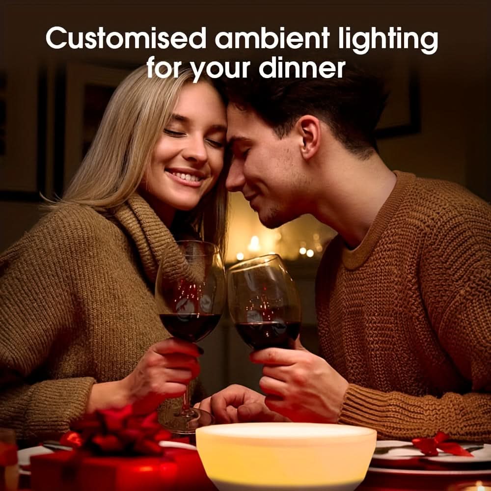 Dimmable RGB LED Mood Lamp with Remote Control