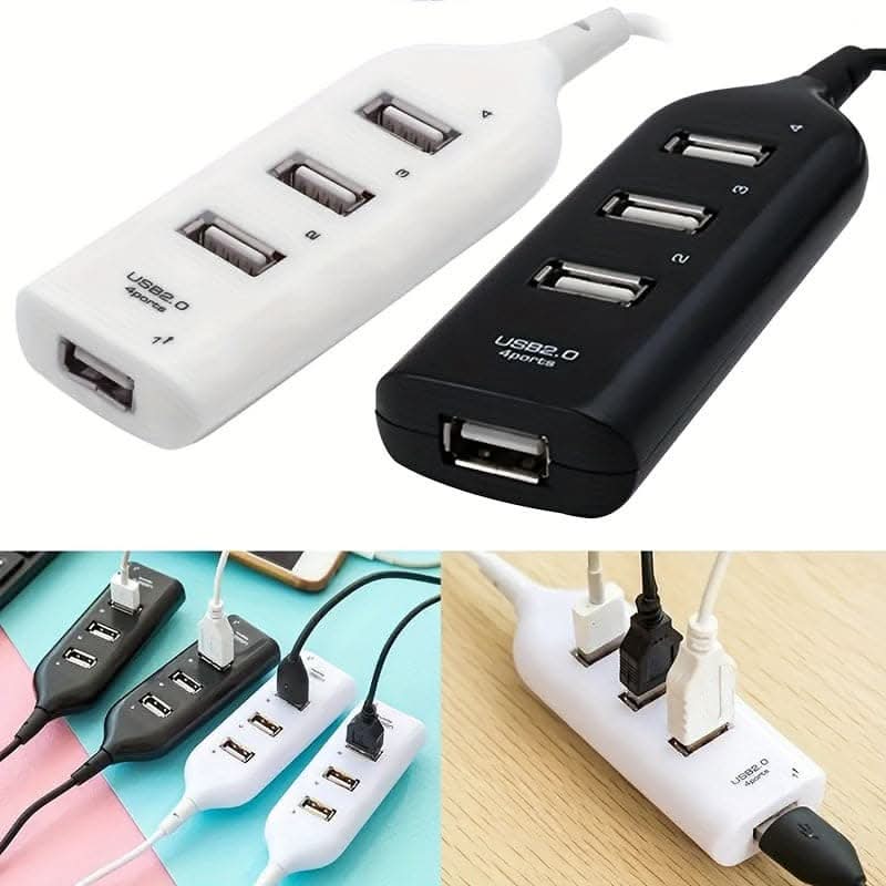 4-Port High-Speed Micro USB Hub 2.0