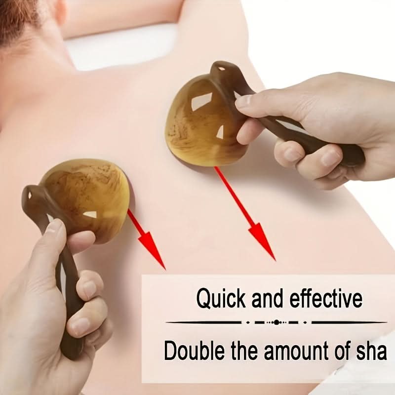 Resin Gua Sha Massage Tool - Handheld Manual Full Body Massager