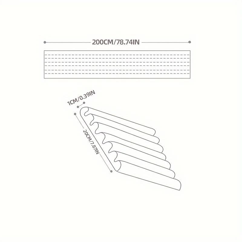 Milky White Bear Pattern Anti-Collision Corner Strip (Pack of 2)