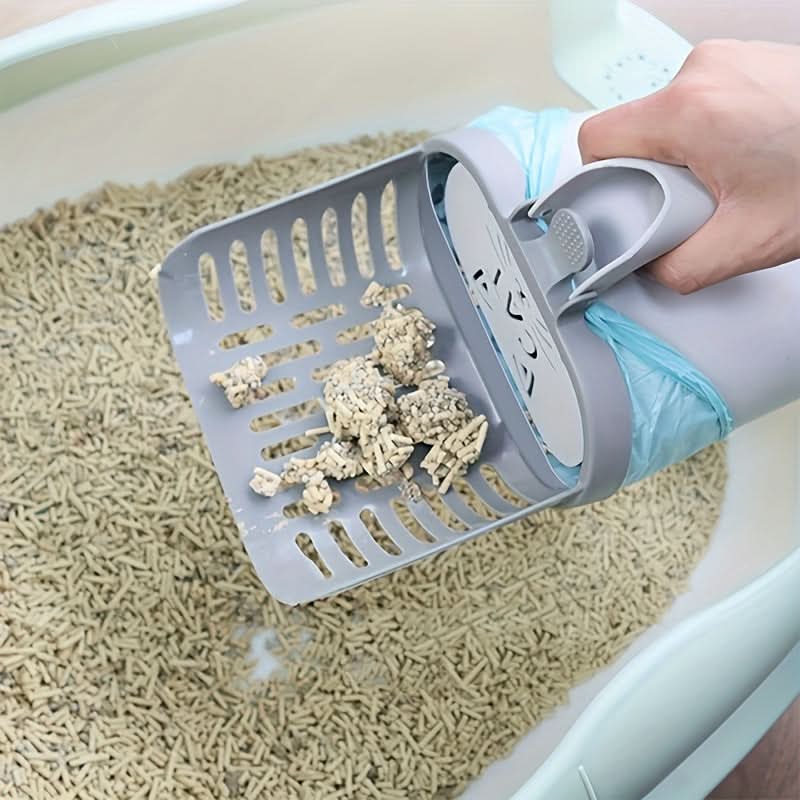 Cat Litter Scoop with Bag Holder
