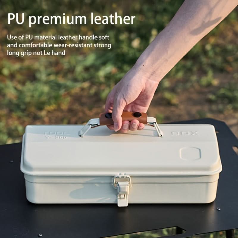 Durable Metal Tool Box with Stickers