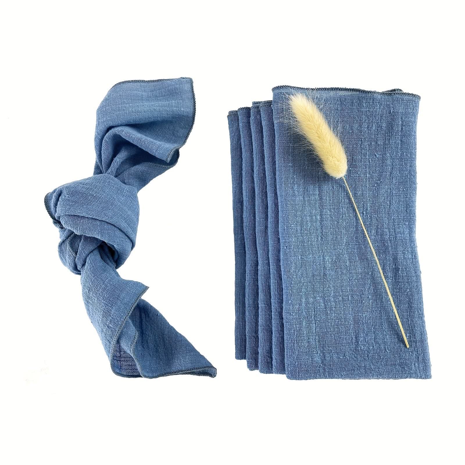 1 pc. Luxury Solid Color Cotton Napkin Set - Elegant & Durable