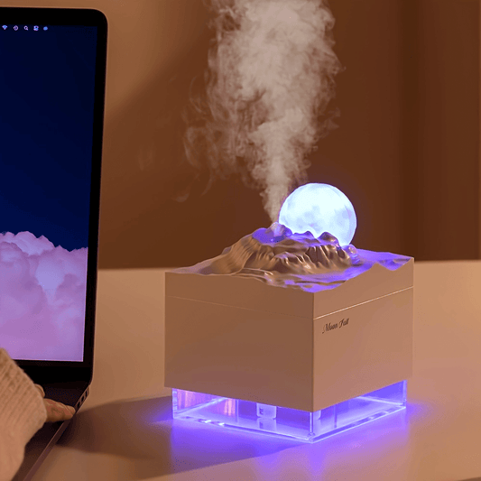 LED Desk Moon Lamp Humidifier & Diffuser