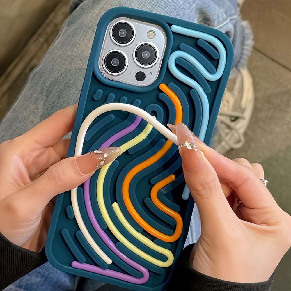 Detachable Puzzle Silicone iPhone Case