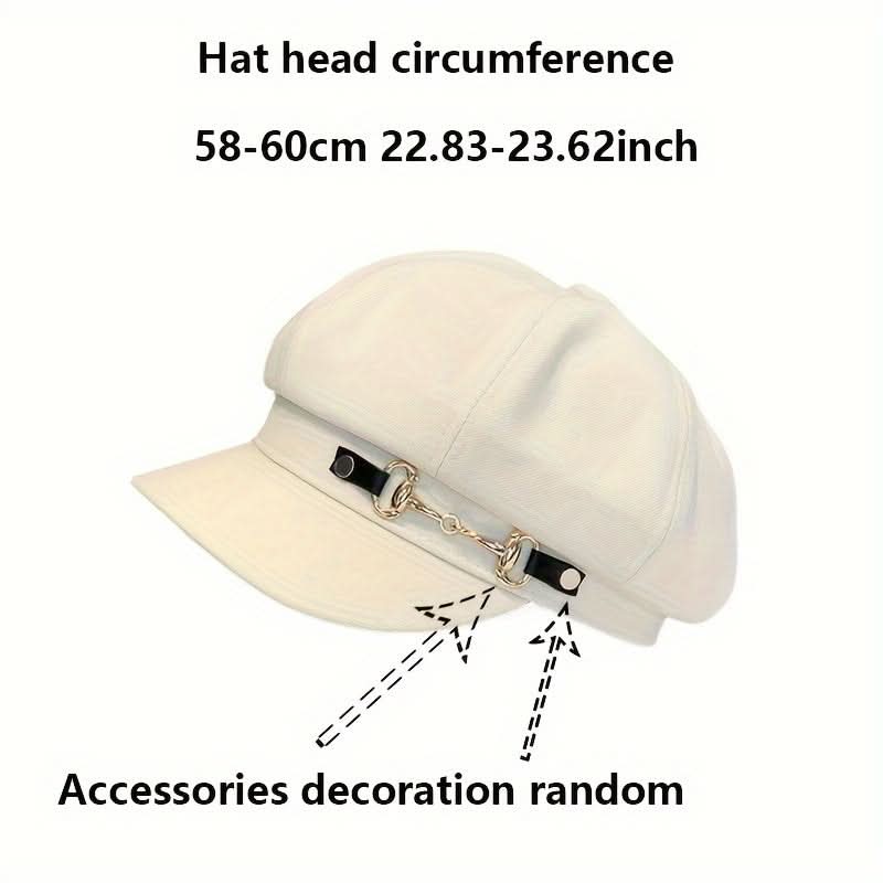 2-Pack Elegant Black & White Berets – Classic French Style for Women