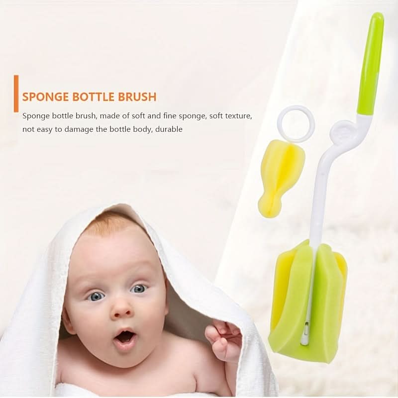 360° Rotating Baby Bottle & Pacifier Brush