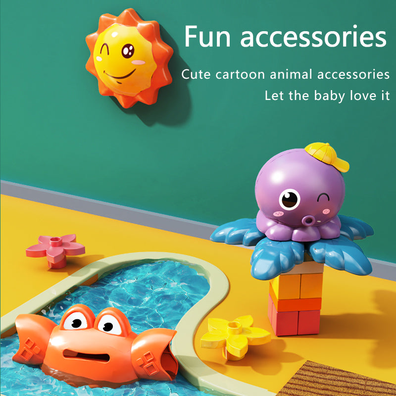 Crab Rolling Ball Building Block 148pcs Activity Game