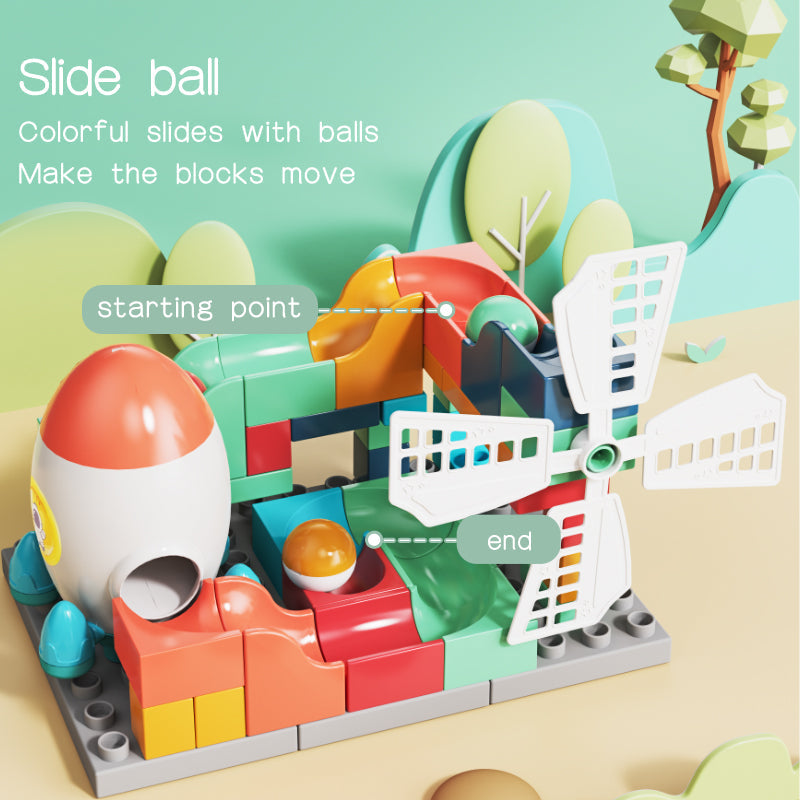 Space Orbita Rolling Ball Building Block 71pcs Activity Game