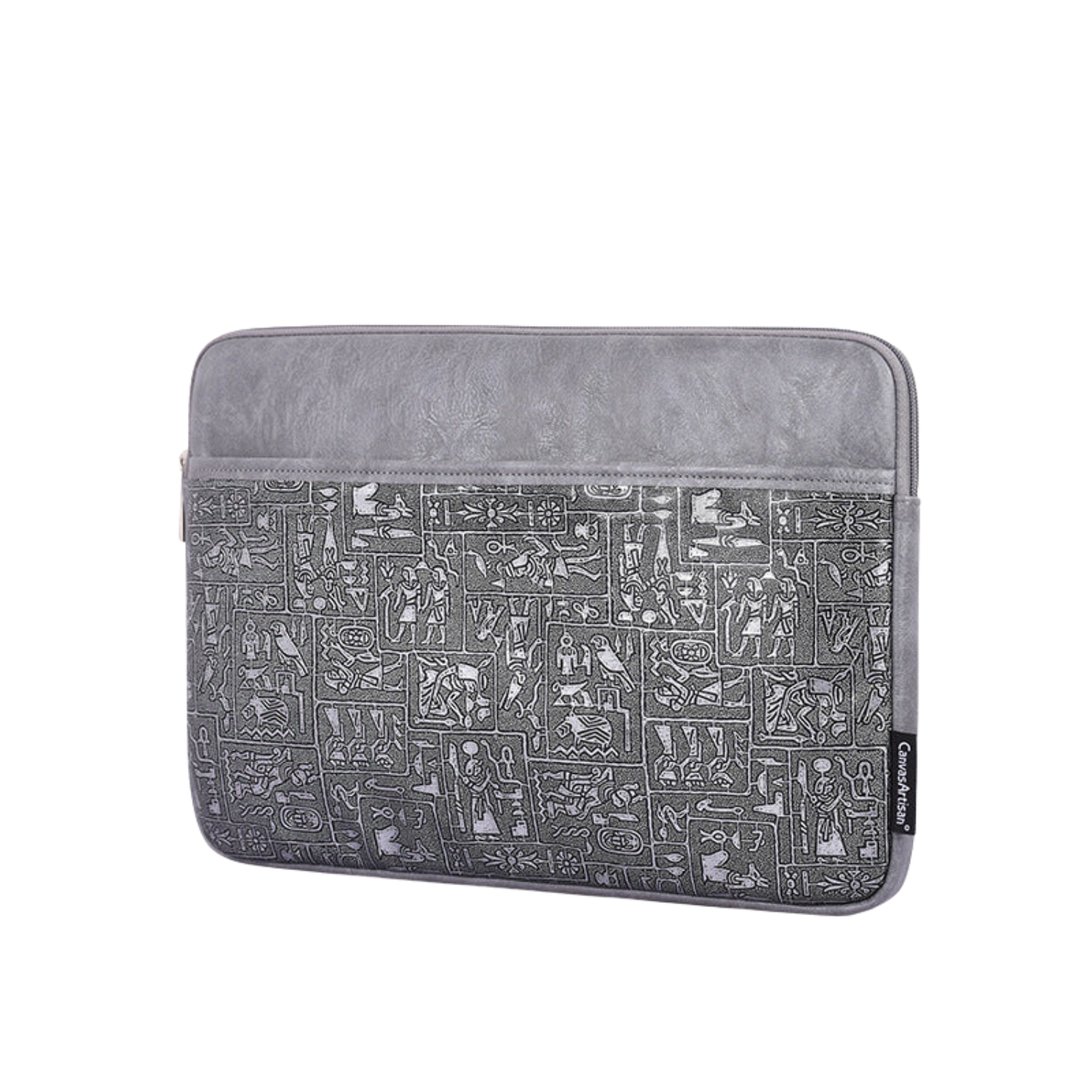 Ancient Egyptian PU Leather Laptop Sleeve – Shockproof, Wear-Resistant Case (11–15 Inch)