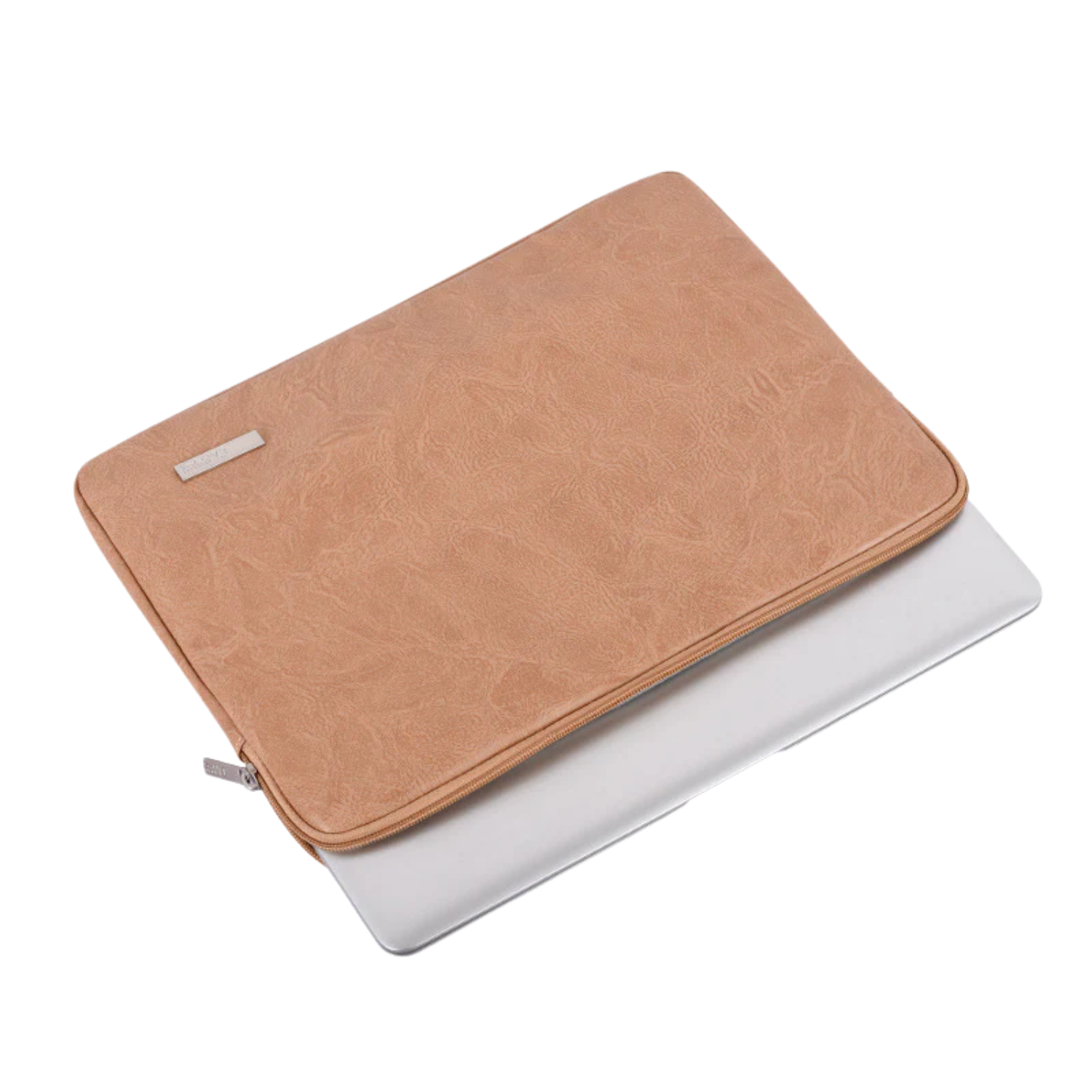 PU Leather Laptop Sleeve 11–15 Inch – Shockproof & Wear-Resistant Zipper Case