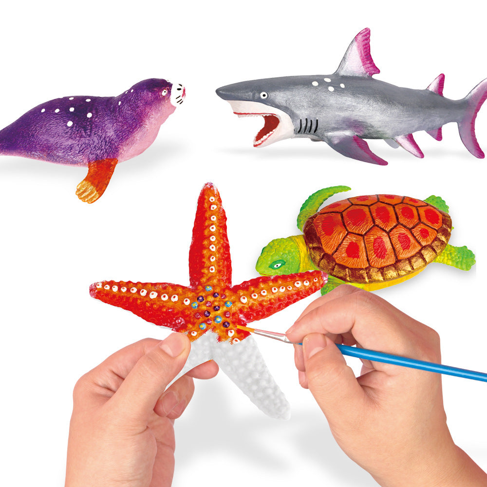 Kids Paint Your Own Marine Animals