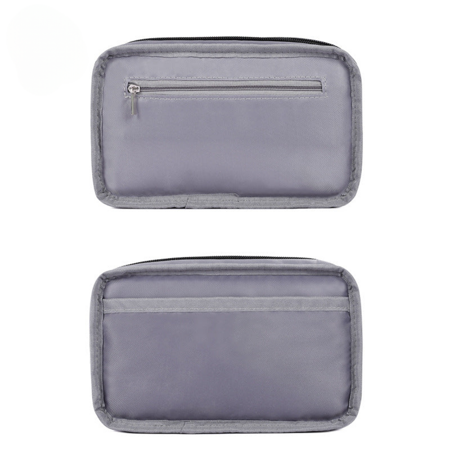 PU Leather Data Cable Organizer – Compact Storage Bag for Charge & Power Bank