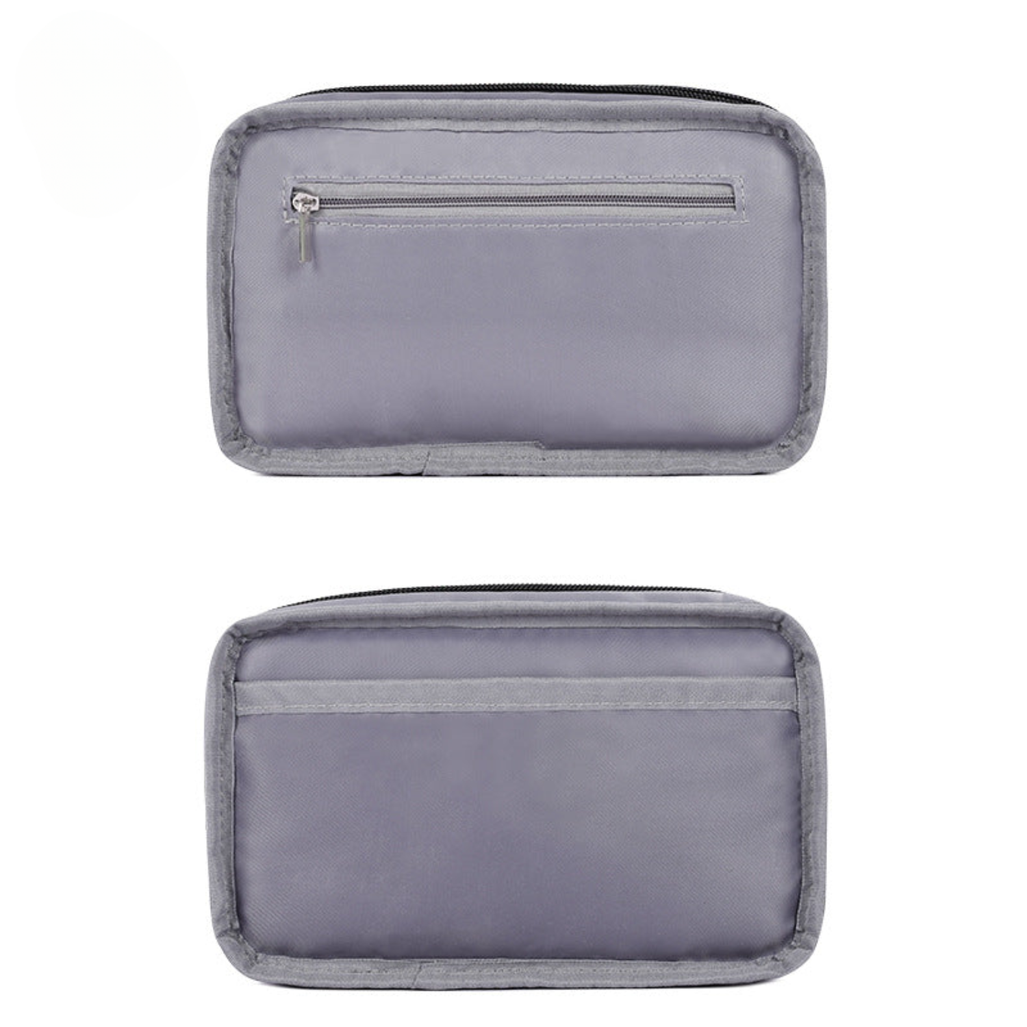 PU Leather Data Cable Organizer – Compact Storage Bag for Charge & Power Bank