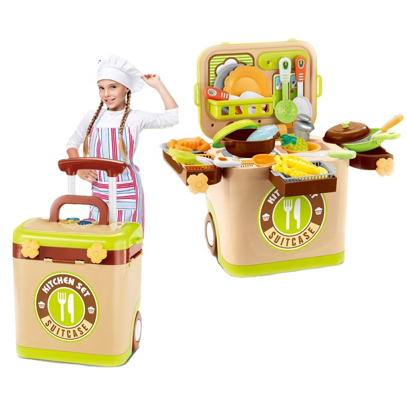 Kids Kitchen Set In Suitcase