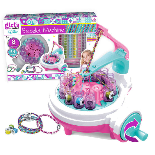 Girls creator 2 in 1 braiding set bracelet machine