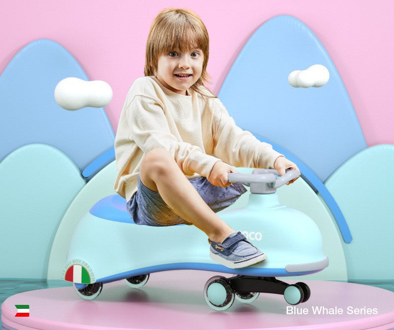 Baby Swing Car Balancing Blue