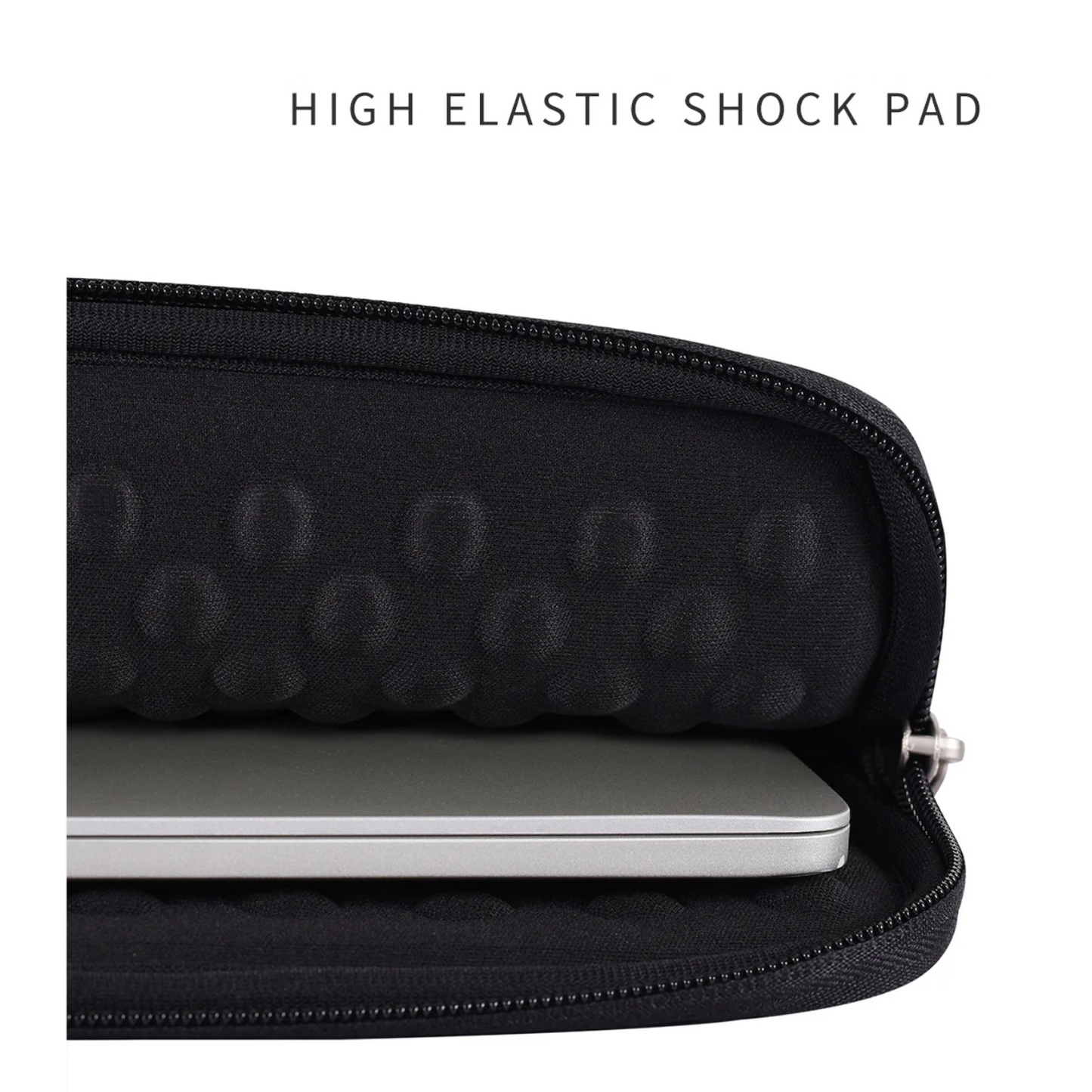 Chess Grid Print Shock-Resistant Laptop Sleeve – PU Case for MacBook