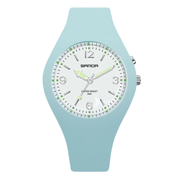 Sanda Luminous Sports Quartz Watch – Waterproof Outdoor Watch for Students & Adults