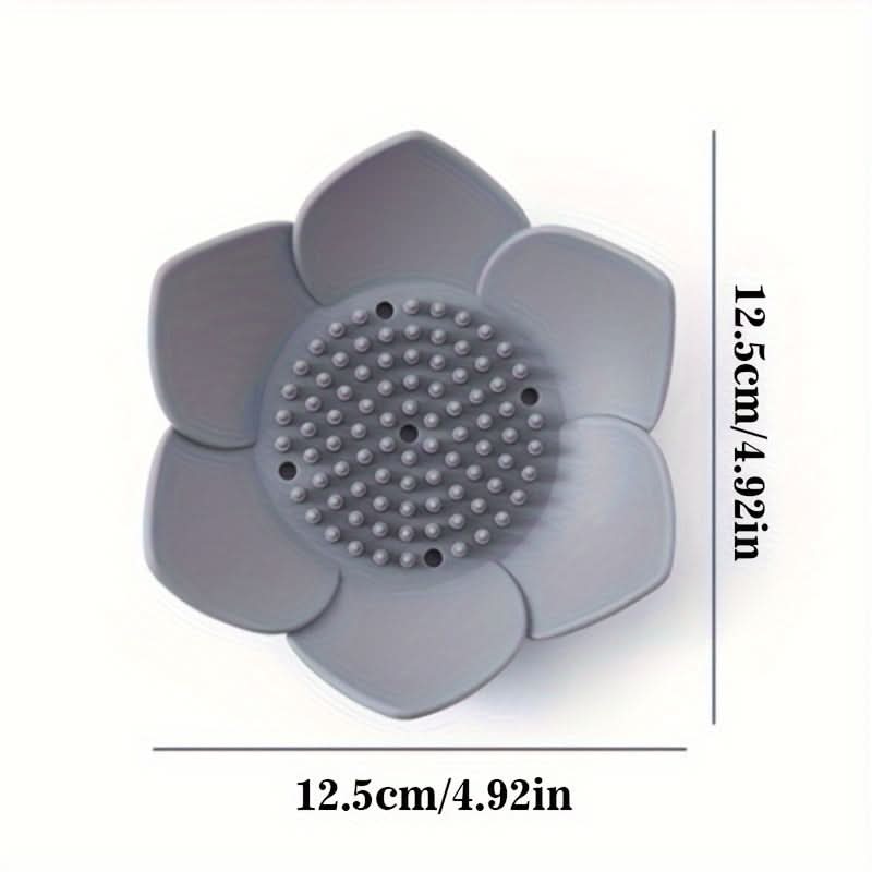 Lotus Design Silicone Soap Box – Stylish & Functional