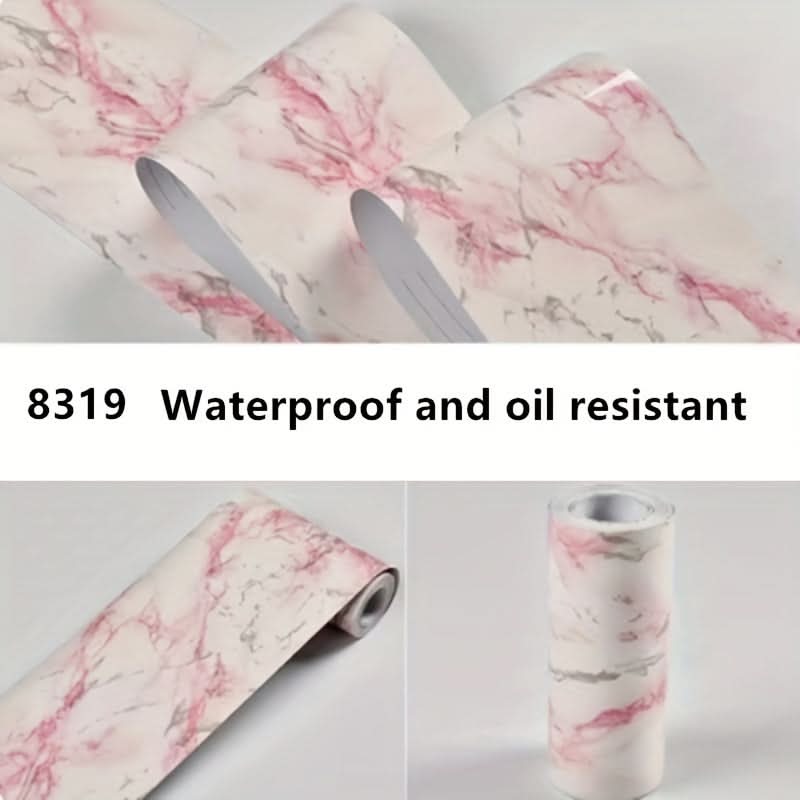 Vinyl Self-Adhesive Marble Pattern Wallpaper Border