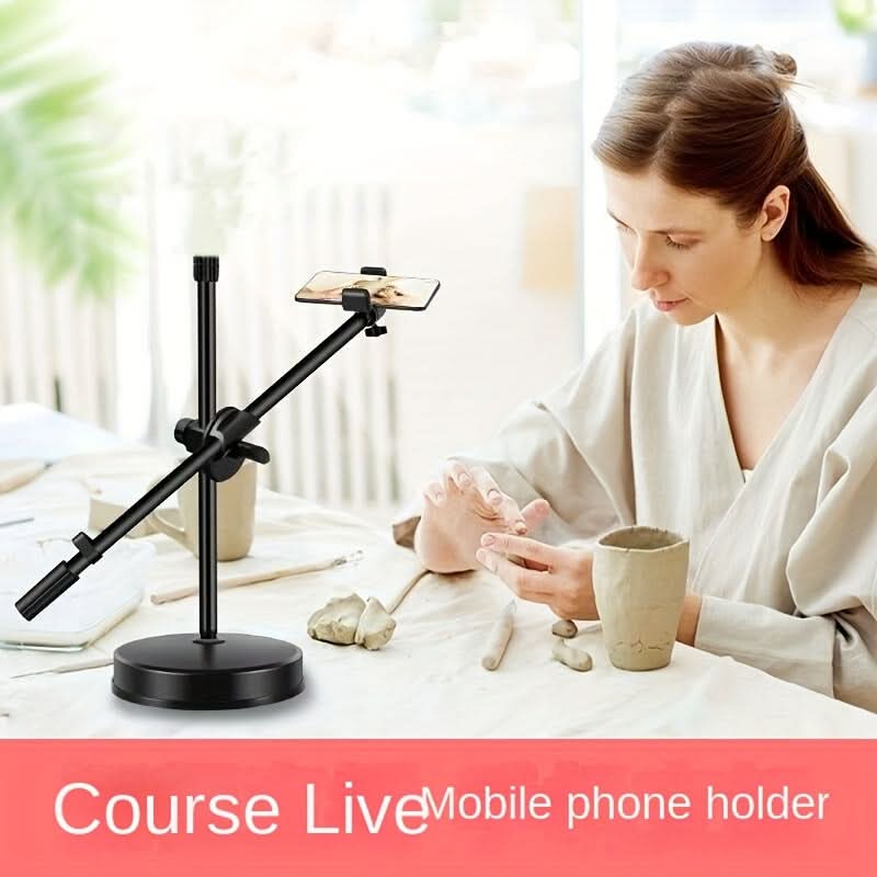 Phone Holder for Desk – Universal Stand for Live Streaming