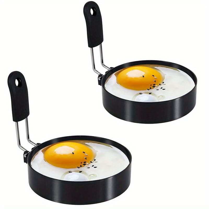 Stainless Steel Egg & Pancake Rings - 2 Pack
