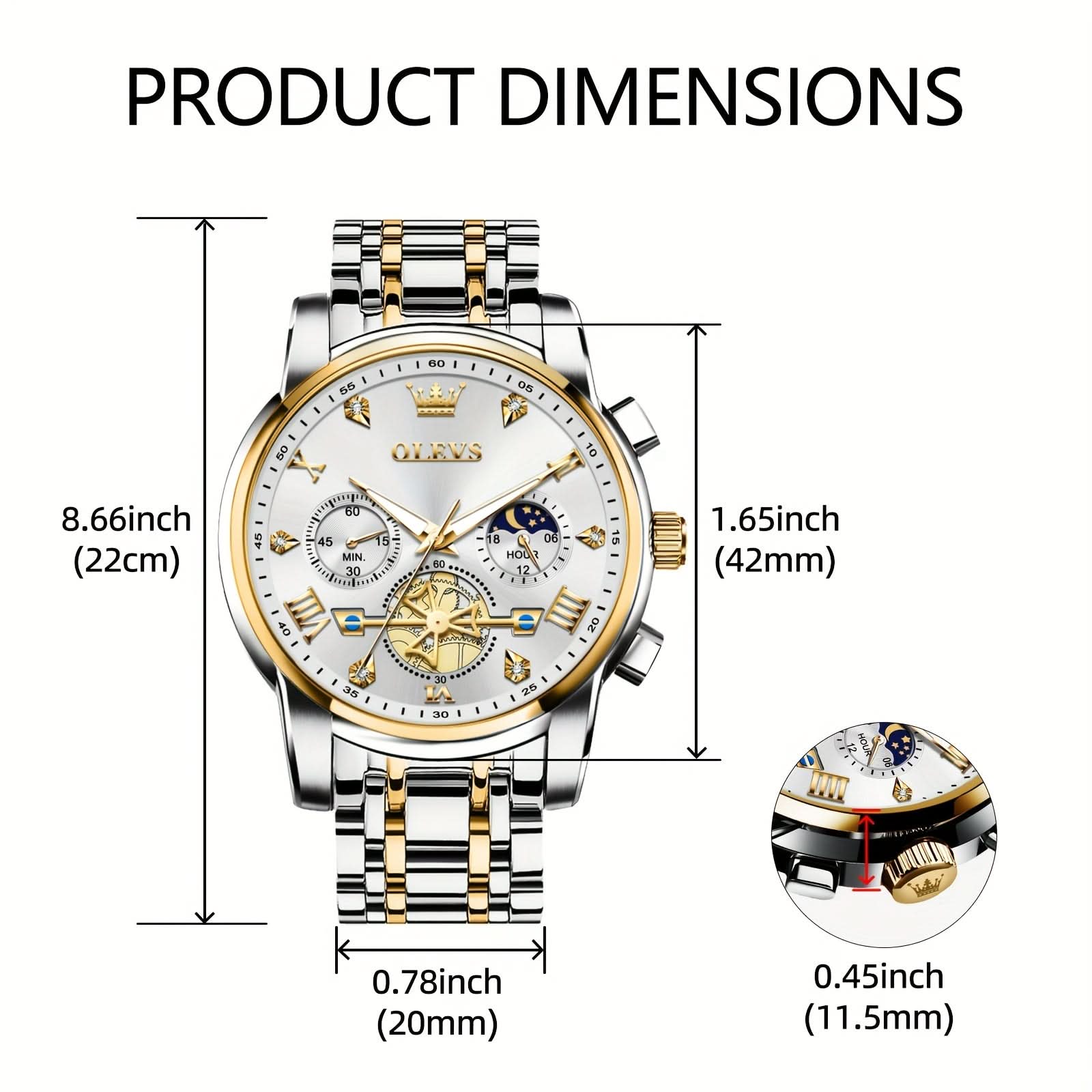Men's Square Fashion Watch for Everyday Wear