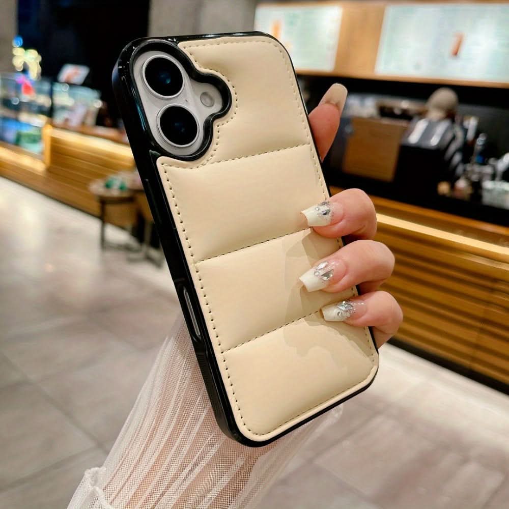 3D Down Jacket Silicone iPhone Case