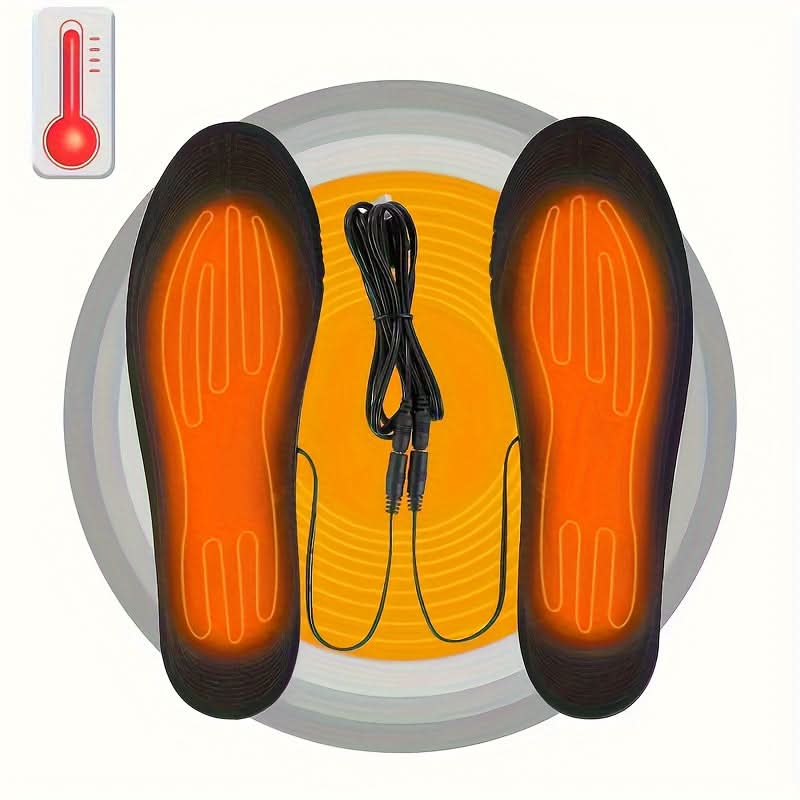 USB Heated Insoles – Washable, Custom Fit Warmth