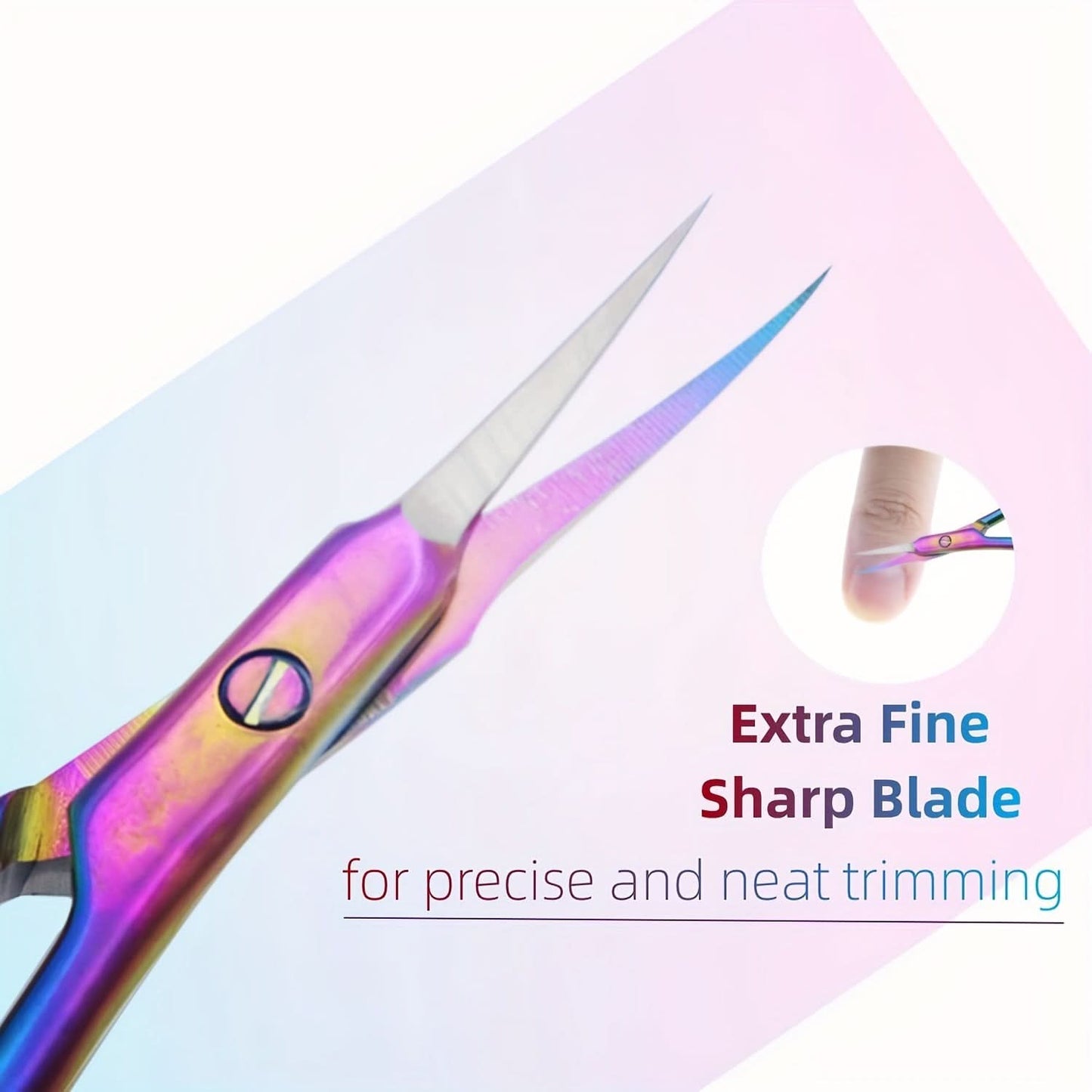 3pcs Professional Stainless Steel Cuticle Scissors