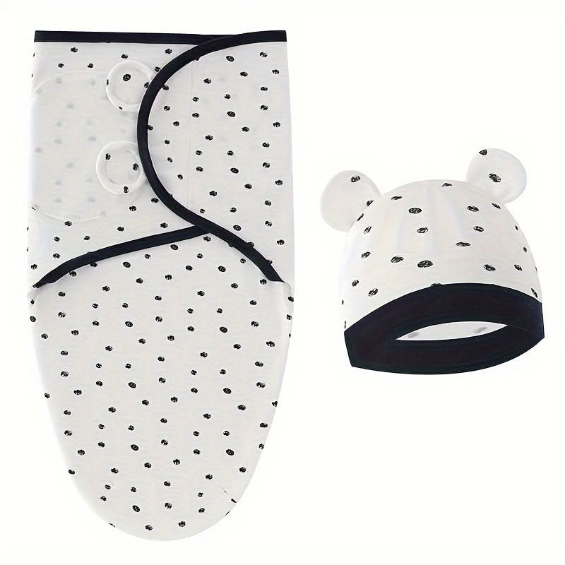 Adjustable Baby Swaddle Sleeping Bag - 0-6 Months
