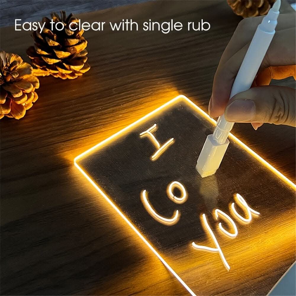 USB Rechargeable LED Message Night Light