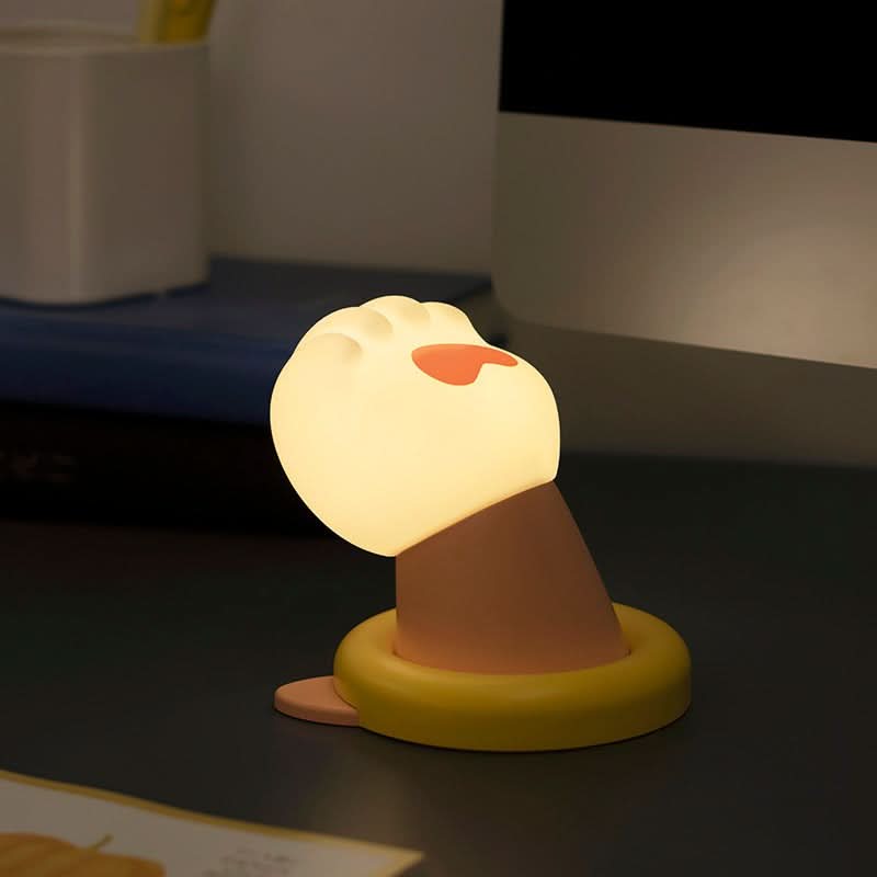 Rechargeable Pink Cat Paw Touch Sensor Lamp