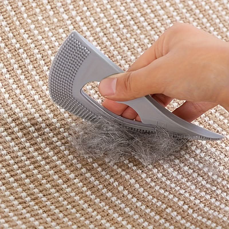 Easy-Clean Silicone Grooming Brush for Pets