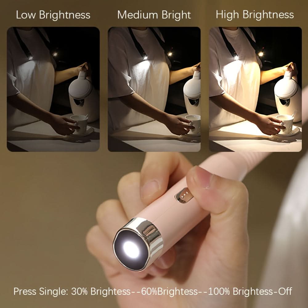 Rechargeable LED Neck Reading Light – Hands-Free, Dimmable