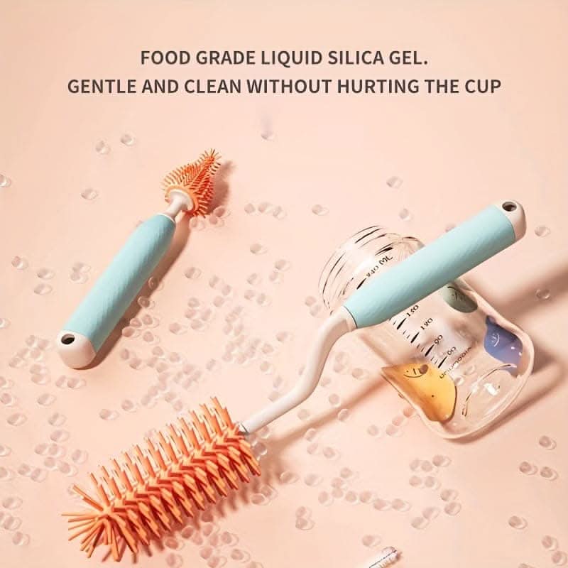 3pcs Silicone Bottle Brush Set