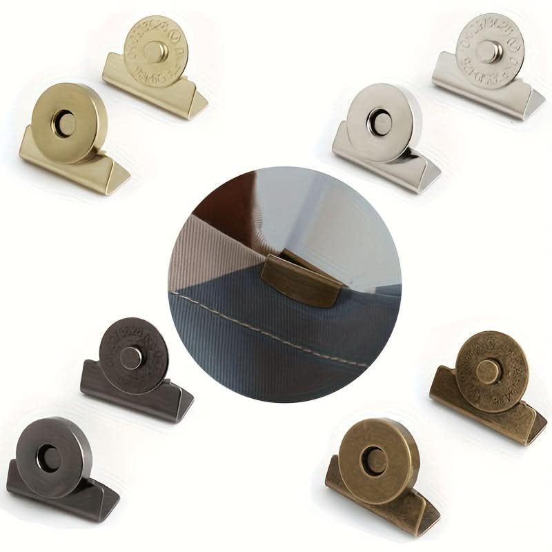 6pc Magnetic Bag Clasps,  DIY Purse Closures for Handbags