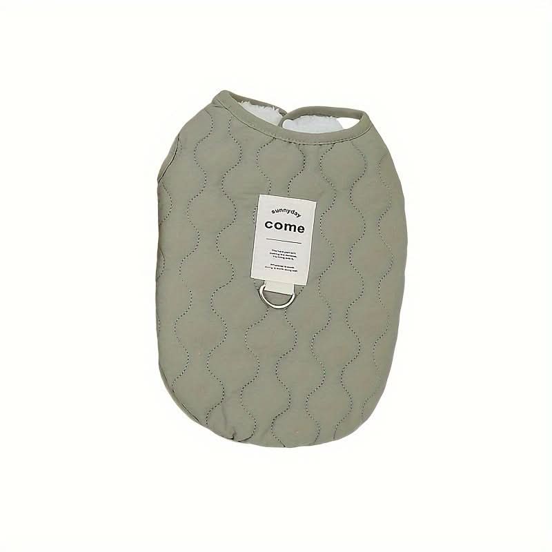 Cozy Winter Pet Vest for Small Dogs & Cats