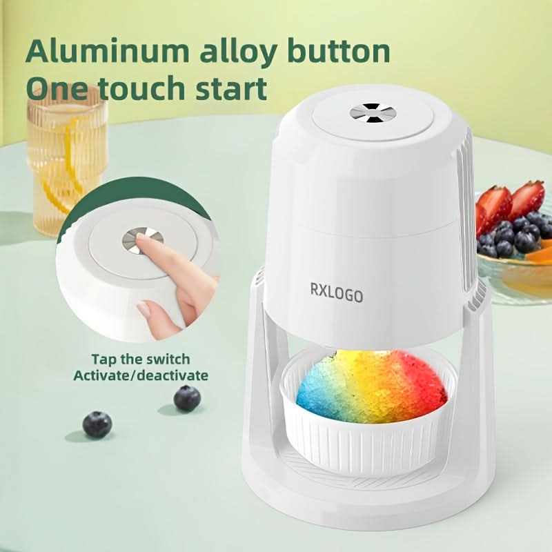 Electric Shaved Ice Machine – Portable Ice Crusher for Snow Cones
